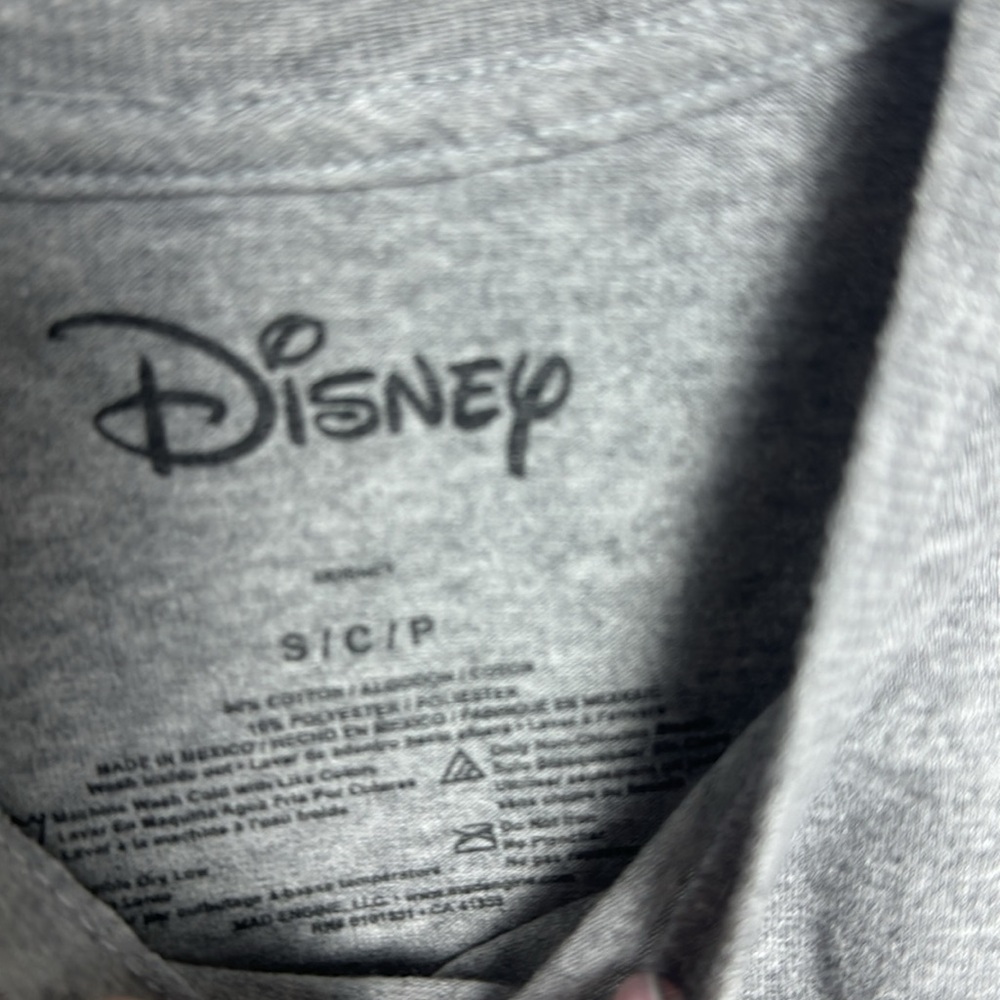Disney Stich Disney character not today short sleeve tee shirt size S/ SMALL - Picture 6 of 8